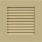 Ekena Millwork 12"W x 12"H True Fit PVC Louver Shutters Sample, Natural Twine SAMPLE-TFPLVNT - alternate 1